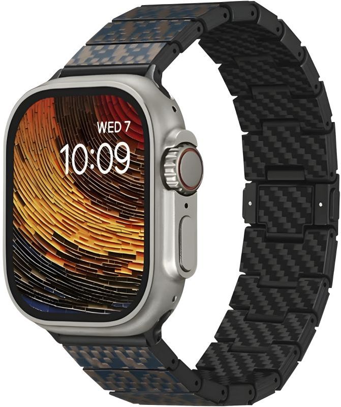 Ремешок Pitaka Chroma Carbon Band Dreamland Stairs for Apple Watch 49/45/44mm (AWB2302)